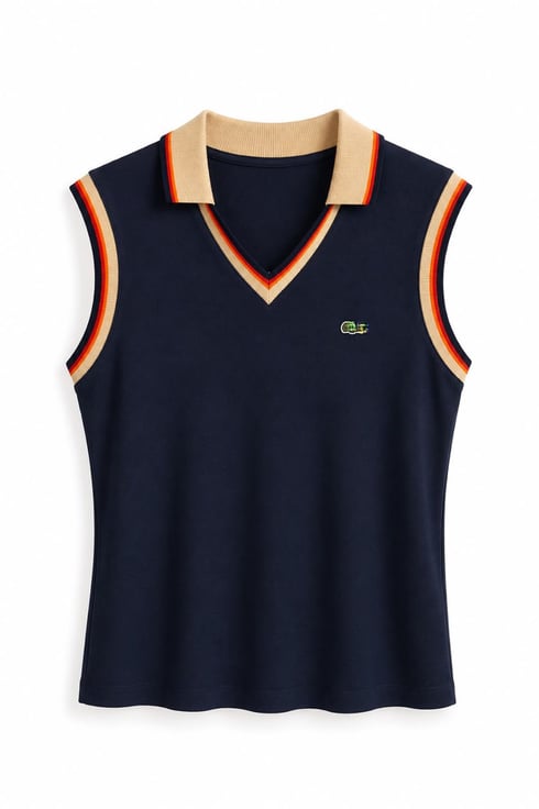 Lakoas Şeritli T-shirt Lacivert