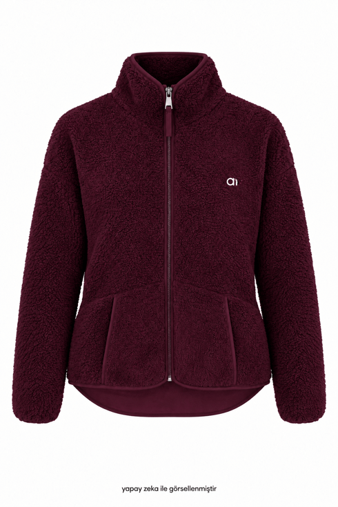 Lola Marka Polar Ceket Mürdüm