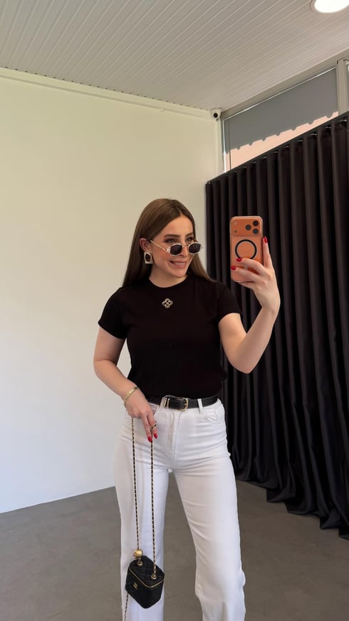 Loviton Lv T-shirt Siyah