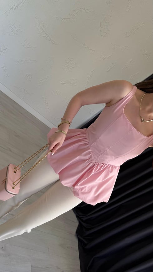 Prenses Bluz Pembe