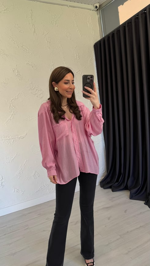 Salaş Gömlek Pembe