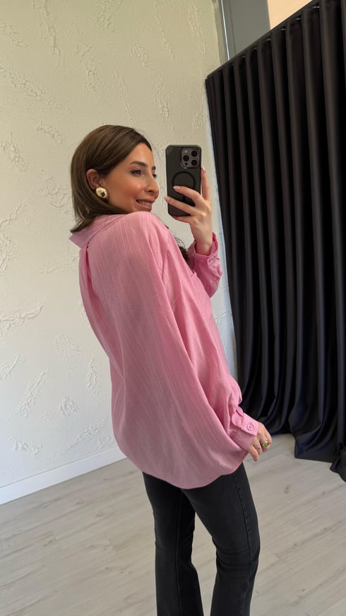Salaş Gömlek Pembe