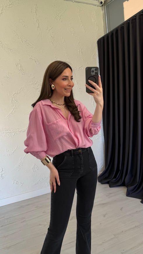 Salaş Gömlek Pembe