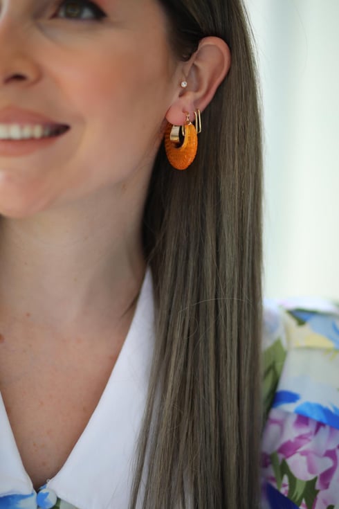 Sassari Küpe Turuncu