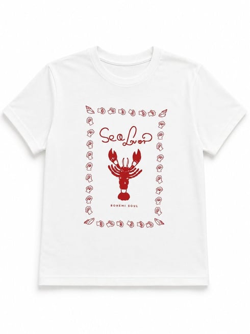 Sea Love T-shirt Ekru