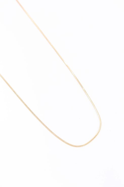 Sendhwa İnce Zincir Kolye Gold