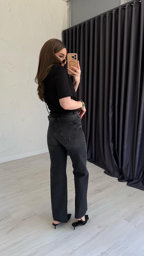 Taşlı Jean Füme