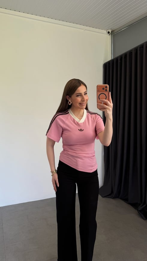 Adley Marka T-shirt Pembe