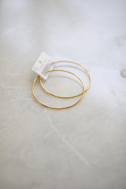 Big Halka Küpe Gold