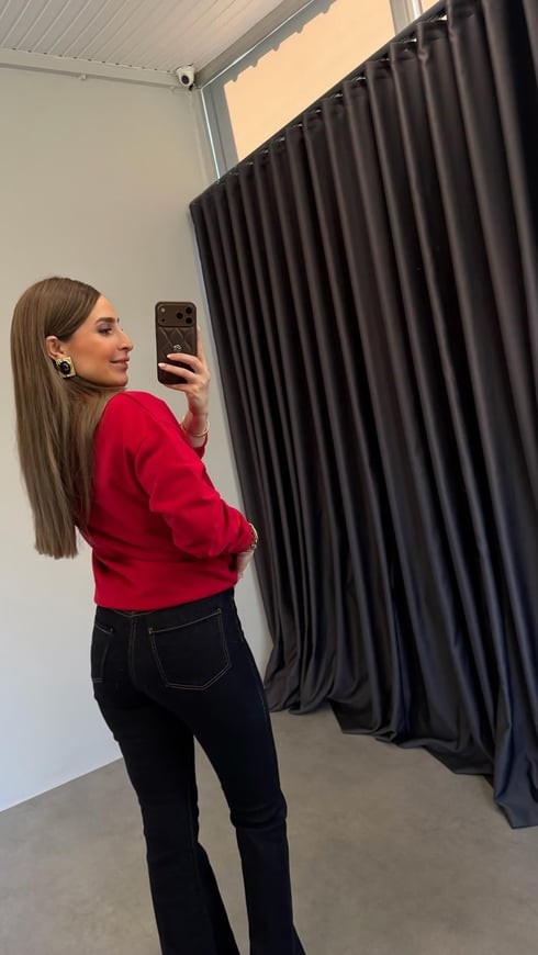 Christmas Sweatshirt Kırmızı
