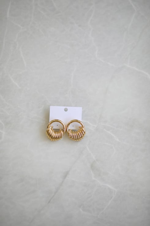 Düğüms Küpe Gold