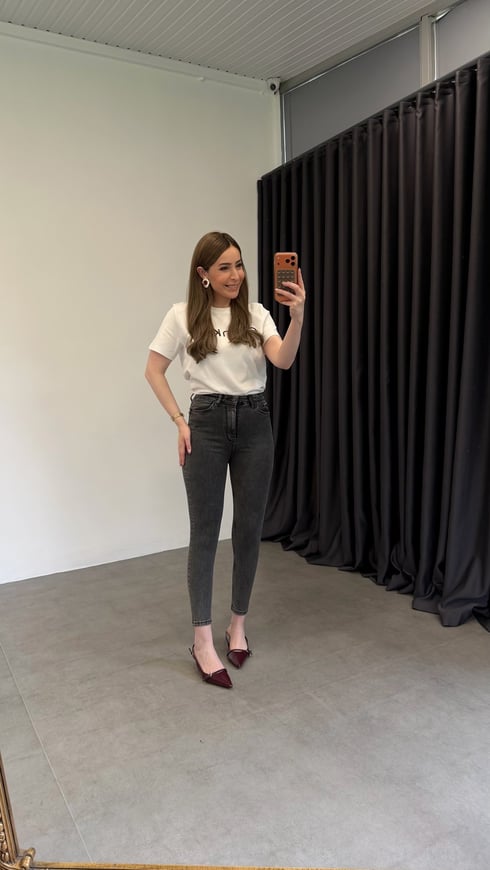 Greyni Slim Jean Gri