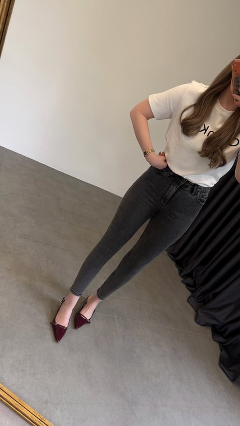 Greyni Slim Jean Gri