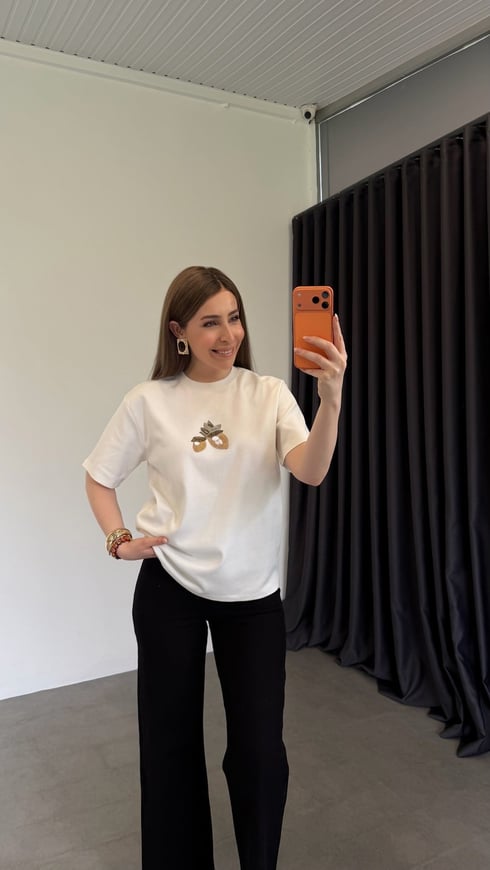 Lemon T-shirt Ekru