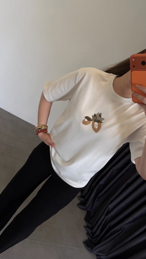 Lemon T-shirt Ekru