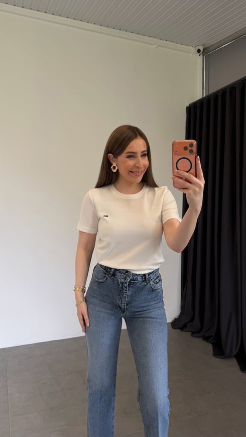 Yeni Lcs Basic T-shirt Ekru