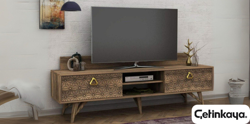 İki kapaklı TV sehpası