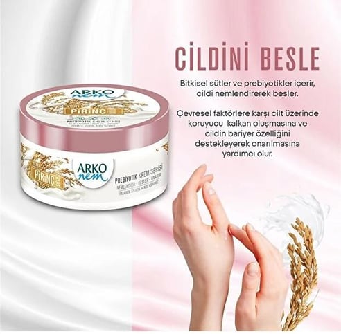 Arko Nem Prebiyotik Krem Serisi Badem Sütü 250 ML