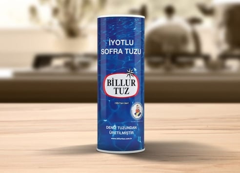 Billur Rafine İyotlu Sofra Tuzu 125 gr