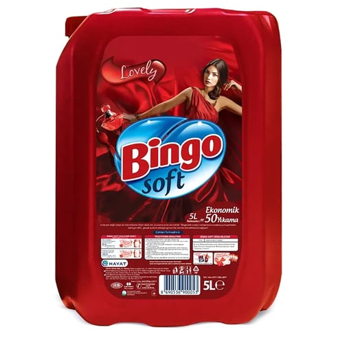 Bingo Soft Lovely Çamaşır Yumuşatıcısı 5 l