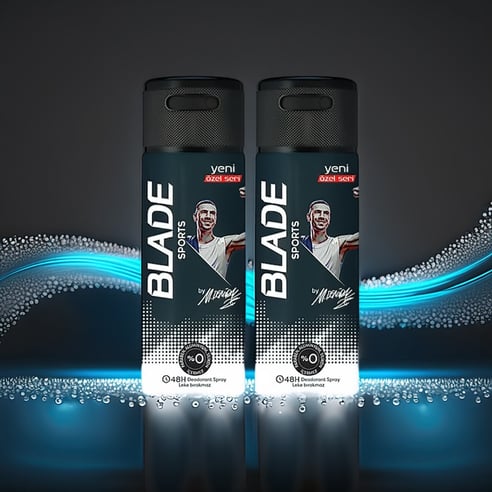 Blade X Merih Sports Deodorant 150 Ml x 2 Adet 