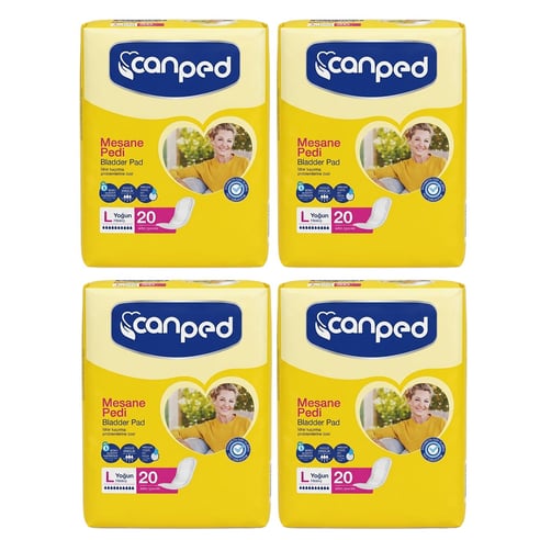 Canped Mesane Pedi L Yoğun 80 adet 20'li 4 Paket