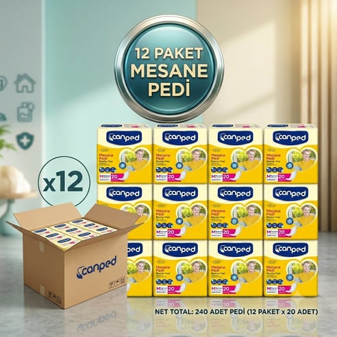 Canped Mesane Pedi Normal M Beden 20'li x 12 Adet