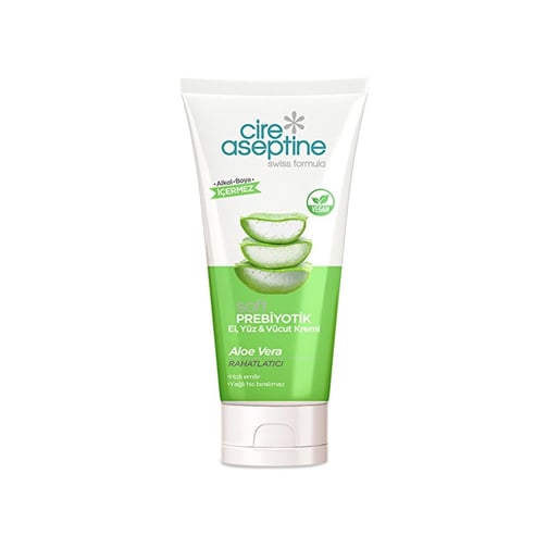 Cire Aseptine Soft Aloe Vera Özlü Rahatlatıcı Besleyici Prebiyotikli Krem 200 ml