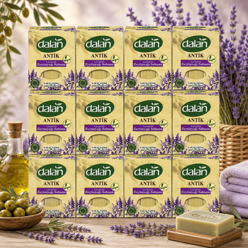 Dalan Antik Zeytinyağlı Lavanta Sabunu 900 gr x 12 Adet