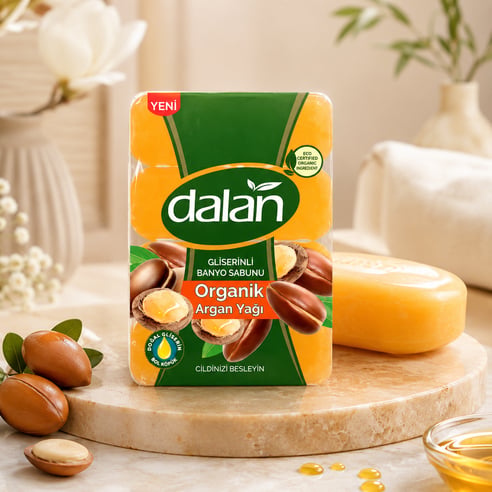 Dalan Banyo Sabunu Organik Argan Yağlı Gliserinli 600 gr