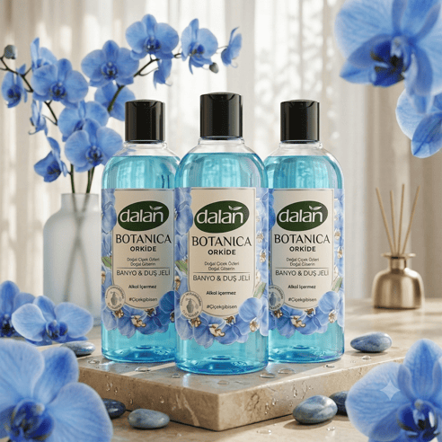 Dalan Botanica Orkide Banyo ve Duş Jeli 500 ml x 3 Adet