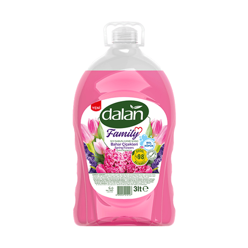 Dalan Family Bahar Çiçekleri Sıvı Sabun 3 Lt
