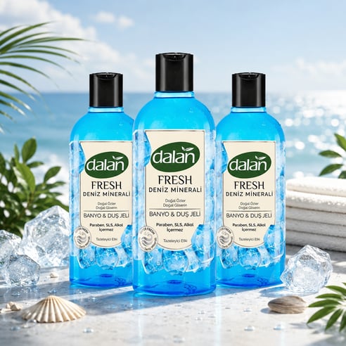 Dalan Fresh Deniz Minerali Duş Jeli 500 ml x 3 Adet