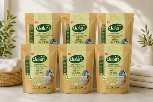 Dalan Granül Sabun Doğal Zeytinyağlı 1000 gr 6 adet