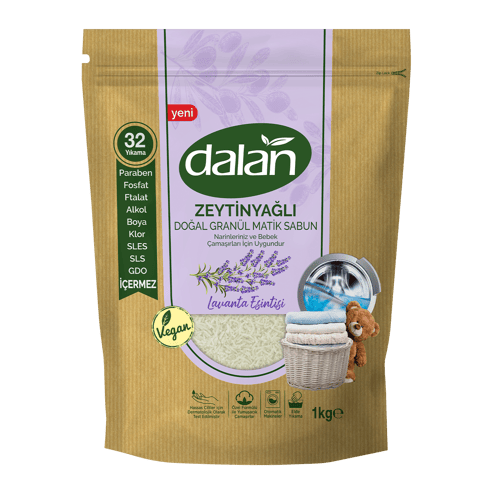 Dalan Granül Sabun Zeytinyağlı Lavanta Esintisi Doğal  1000 gr