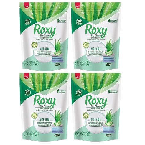 Dalan Roxy Bio Clean Doğal Matik Toz Sabun Aloe Vera 800 gr x 4 adet