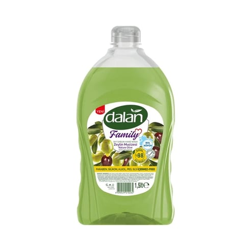 Dalan Sıvı Sabun Family Zeytin Mucizesi 1,5 l