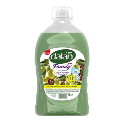 Dalan Sıvı Sabun Family Zeytin Mucizesi 3 LT