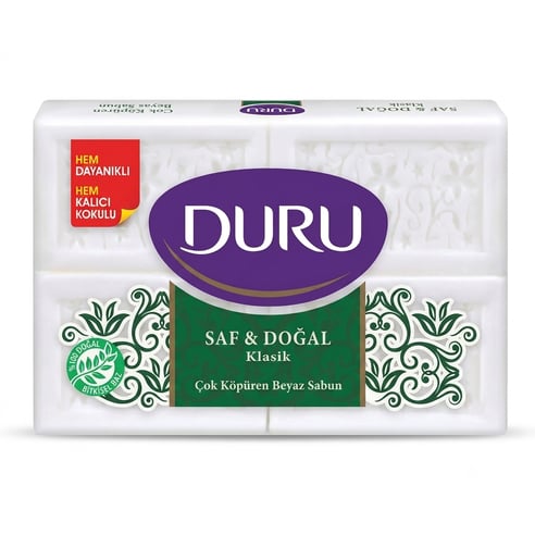 Duru Beyaz Sabun  Klasik 4x150g  600 Gr 
