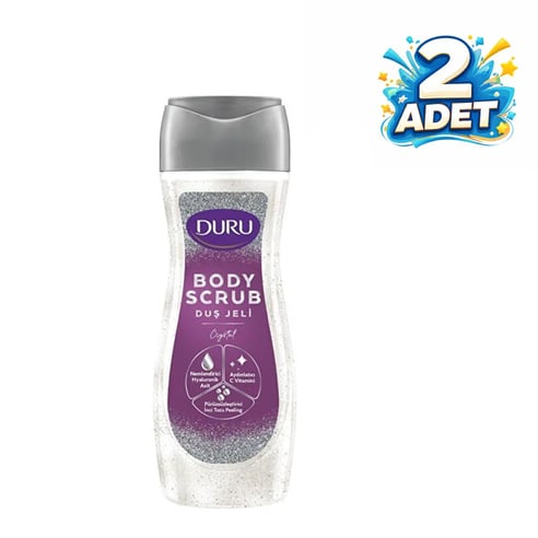 Duru Duş Jeli Body Scrub Crystal 450 ml x 2 Adet
