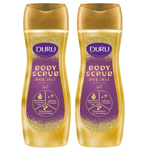 Duru Duş Jeli Body Scrub Gold 450 ml x 2 adet