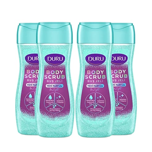 Duru Duş Jeli Body Scrub Ice Light 450 ml 4 adet