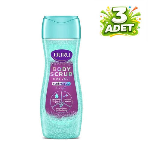 Duru Duş Jeli Body Scrub Ice Light 450 ml x 3 Adet