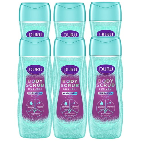 Duru Duş Jeli Body Scrub Ice Light 450 ml x 6 adet