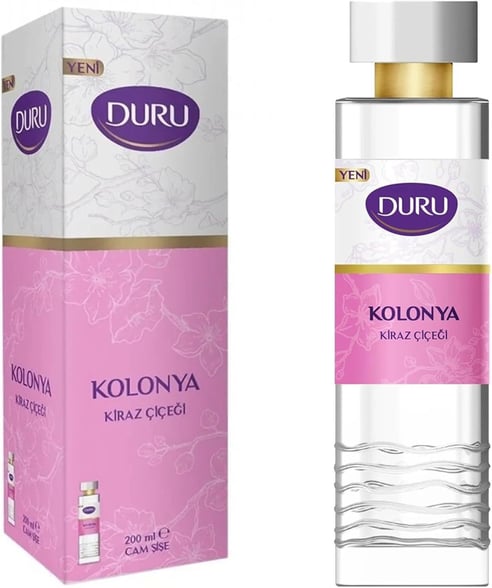 Duru Kiraz Çiçeği Kolonya Cam Şişe 200 ml