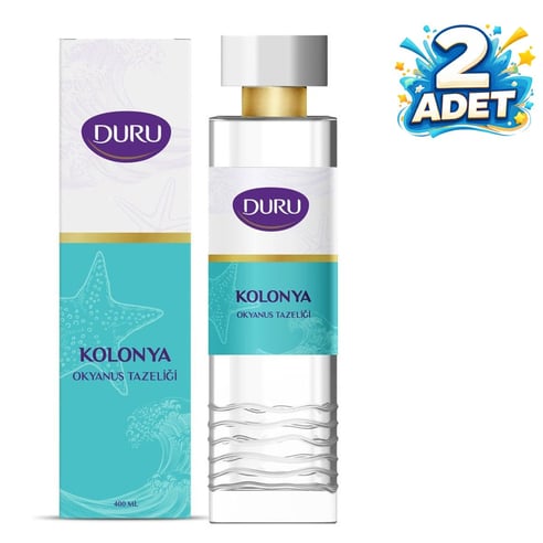 Duru Kolonya Okyanus Ferhalığı 400 ml Pet Şişe 2 Adet