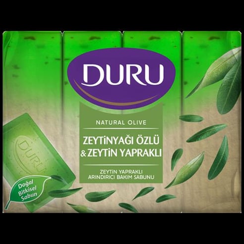 Duru Natural Olive Zeytin Yapraklı Bakım Sabunu 4x150 600 gr