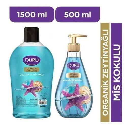 Duru Okyanus Tazeliği Sıvı Sabun 1,5 LT + 500 ML