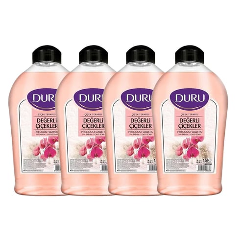 Duru Sıvı Sabun Çiçek Terapisi Değerli Çiçekler 1,5 L x 4 adet