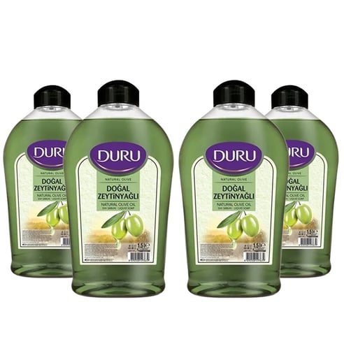 Duru Sıvı Sabun Natural Olive Zeytinyağlı 1,5 l 4 adet